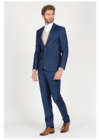 Costume Slim Fit T.G di Fabio-Bleu roi - 61U60/1/80