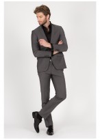 Costume slim fit Costume regular fit Lanificio F.LLI Cerruti DAL 1881-Gris foncé - 8112/4/94