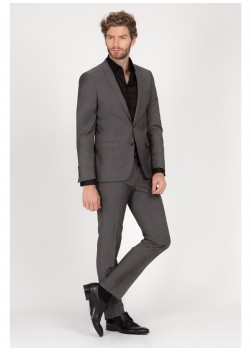 Slim fit suit Lanificio F.LLI Cerruit DAL 1881 24 - Anthracite grey