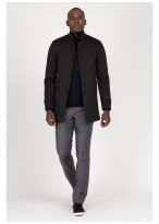 Manteau col montant Emmanuelle Khanh Noir
