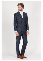 Costume semi-slim fit Emmanuelle Khanh-Bleu pétrole - 441447