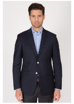 Blazer regular fit T.G di Fabio-Bleu marine - 61U60/1/77