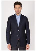 Blazer regular fit T.G di Fabio-Bleu marine - 61U60/1/77