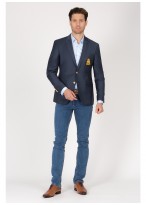 Jean regular fit en denim indigo Emmanuelle khanh