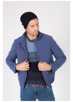 Bonnet en laine vierge Emmanuelle Khanh-BONNET18 - BLEU MARINE