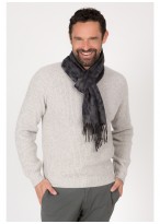 Echarpe motif camouflage Emmanuelle Khanh-731525-790 - BLEU GRIS