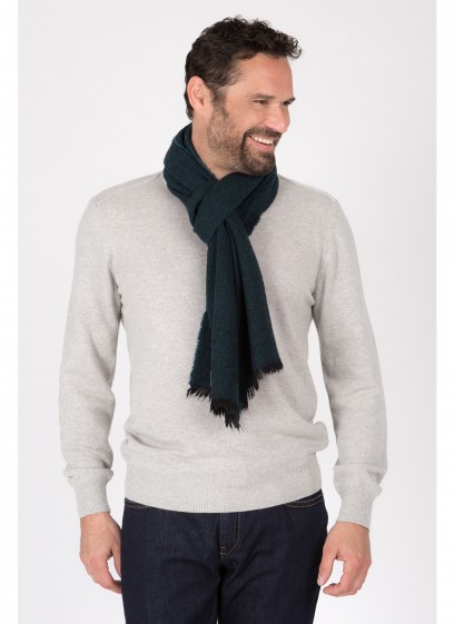 Echarpe effet chiné Emmanuelle Khanh-316001-690 Gris chiné