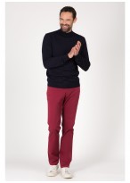 Pull col cheminé en laine Emmanuelle Khanh-Pull18/11/MARINE