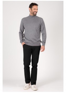 Pull col cheminé en laine Emmanuelle Khanh