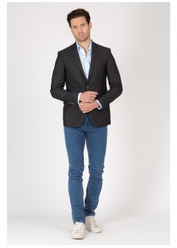 Slim Fit jacket T.G di Fabio