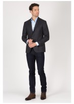 Veste slim fit Emmanuelle khanh-Gris foncé - 13910-24