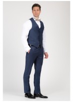 Gilet slim fit Emmanuelle Khanh-Bleu saphir - 444533