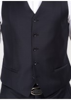 Gilet slim fit Emmanuelle Khanh-Bleu nuit - 6K001202