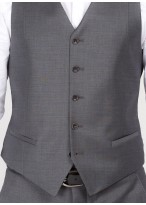 Gilet slim fit Emmanuelle Khanh-Gris clair - 98110AN