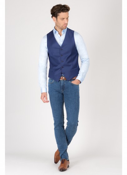 Gilet slim fit Emmanuelle Khanh