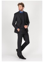 Costume regular fit T.G di Fabio-Gris anthracite - 61U60/1/7
