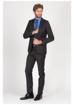 Slim fit suit Lanificio F.LLI Cerruit DAL 1881 24 - Anthracite grey