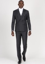 Costume semi-slim fit Emmanuelle Khanh-Gris moyen - 72182921B