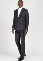 Costume semi-slim fit Emmanuelle Khanh-Gris moyen - 72182921B