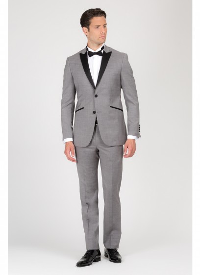 Smoking semi-slim col pointe Lanificio F.LLI Cerruti