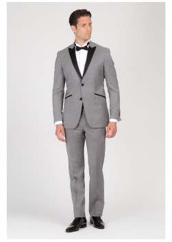 Smoking semi-slim col pointe Lanificio F.LLI Cerruti