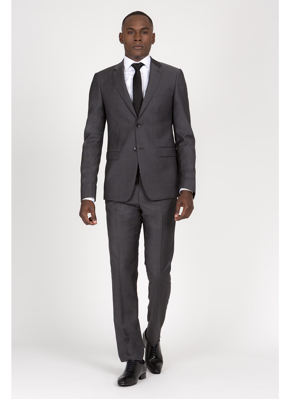 Costume regular fit T.G di Fabio-Gris foncé - 61U60/1/112