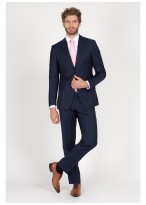 Costume regular fit T.G di Fabio-Bleu marine - 61U60/1/14