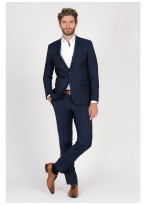 Costume Slim Fit T.G di Fabio-Bleu marine - 61U60/1/14