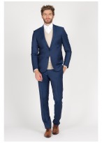 Costume Slim Fit T.G di Fabio-Bleu roi - 61U60/1/80
