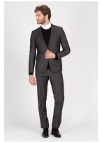 Costume Slim Fit T.G di Fabio-Gris foncé - 61U60/1/112