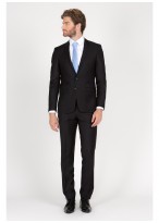 Costume Slim Fit Cloth Ermenegildo Zegna  01 - Noir