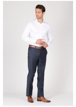 Pantalon slim fit Emmanuelle Khanh -Bleu pétrole - 441447