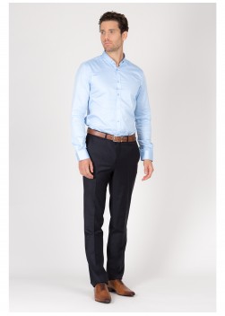 Pantalon slim fit Emmanuelle Khanh -Bleu pétrole - 441447