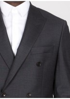 Costume semi-slim fit Emmanuelle Khanh-Gris moyen - 72182921B