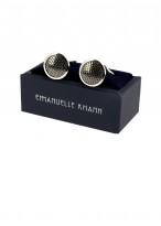 Circular cufflinks Emmanuelle Khanh