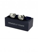 Boutons de manchettes spirale Emmanuelle Khanh