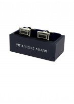Boutons de manchettes rectangulaires Emmanuelle Khanh