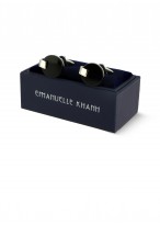 Boutons de manchettes rond Emmanuelle Khanh-Noir