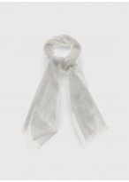 Foulard uni Emmanuelle Khanh-Blanc cassé