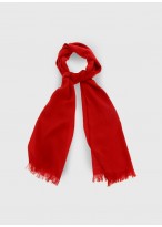 Foulard uni Emmanuelle Khanh-Rouge