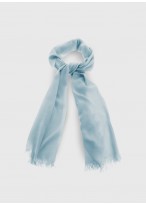 Foulard uni Emmanuelle Khanh-Bleu ciel
