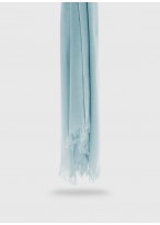 Foulard uni Emmanuelle Khanh-Bleu ciel