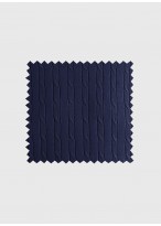 Pull torsadé col rond en coton Emmanuelle Khanh -Denim 