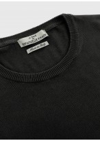 Pull col rond en coton Emmanuelle Khanh-Anthracite