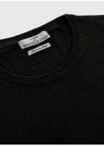 Pull col rond en coton Emmanuelle Khanh-Noir