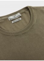 Pull col rond en coton Emmanuelle Khanh-Beige