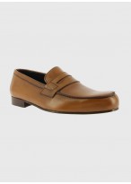 Mocassin en cuir Emmanuelle Khanh-29210 - Whisky