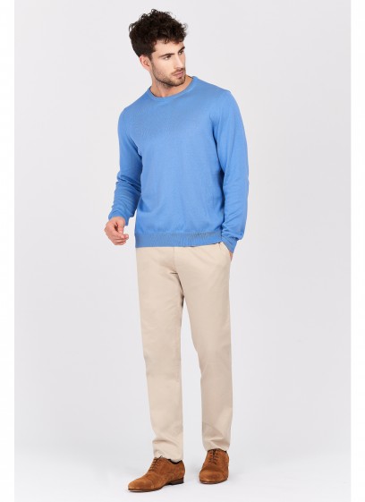 Pull col rond en coton Emmanuelle Khanh