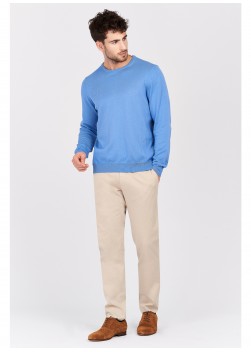 Pull col rond en coton Emmanuelle Khanh