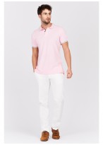 Polo classique Emmanuelle Khanh-rose pastel